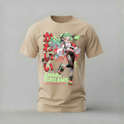 ANIME DREAMS KAWAII Graphic T-Shirt