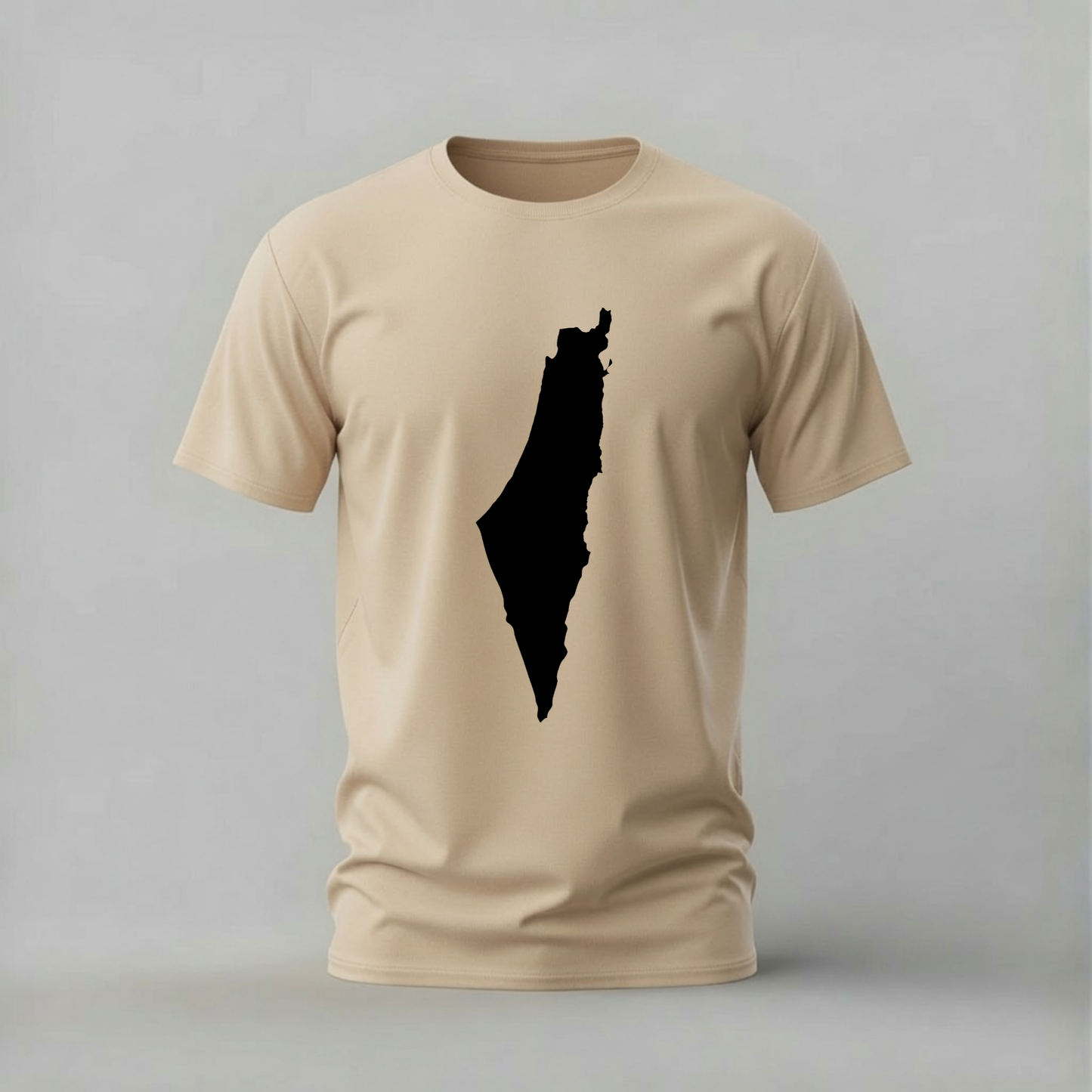 PALESTINE Filled Map Graphic T-Shirt