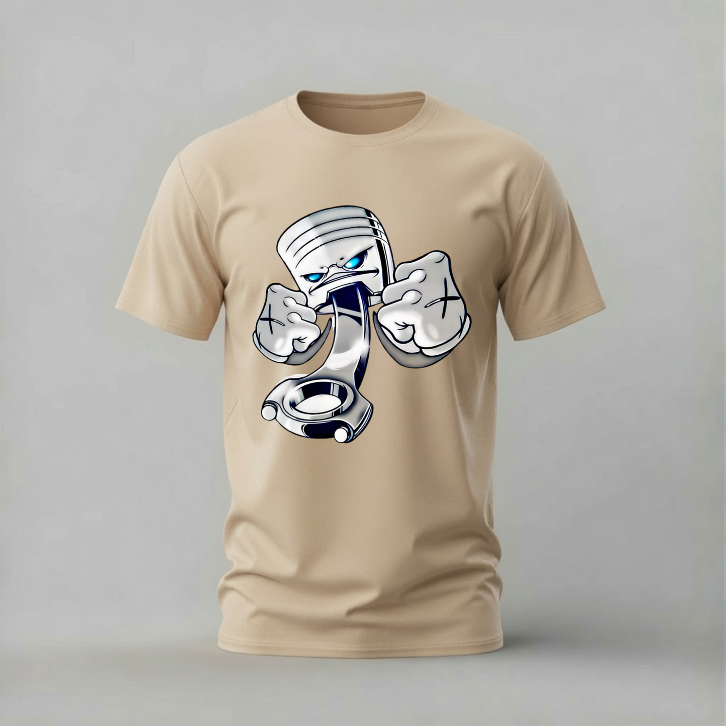 KAWS Style Piston Graphic T-Shirt