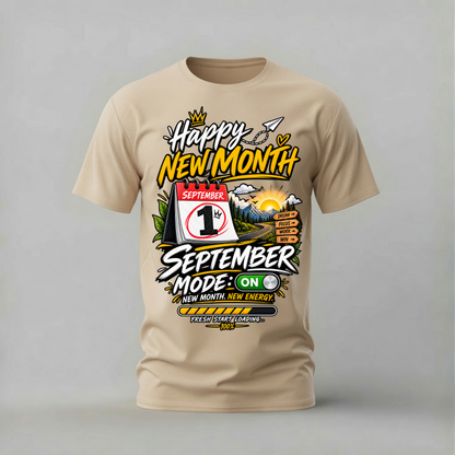 HAPPY NEW MONTH SEPTEMBER Graphic T-Shirt