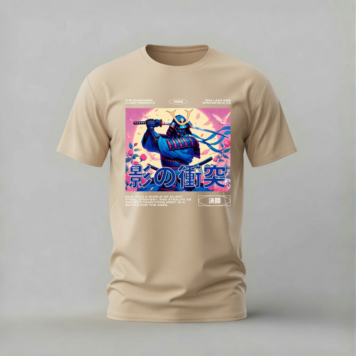 SHADOWED CLASH Graphic T-Shirt