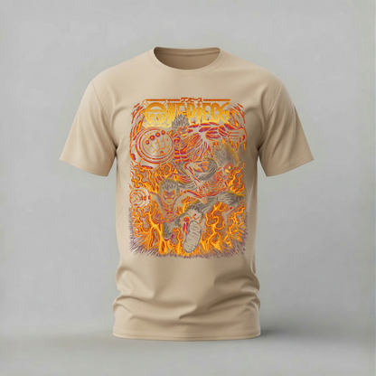 LUFFY GEAR FIRE Graphic T-Shirt