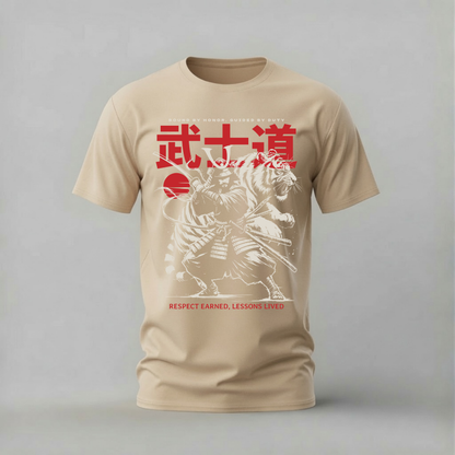 BUSHIDO SAMURAI TIGER Graphic T-Shirt