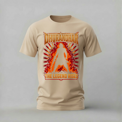 DHURANDHAR The Legend Rises Graphic T-Shirt