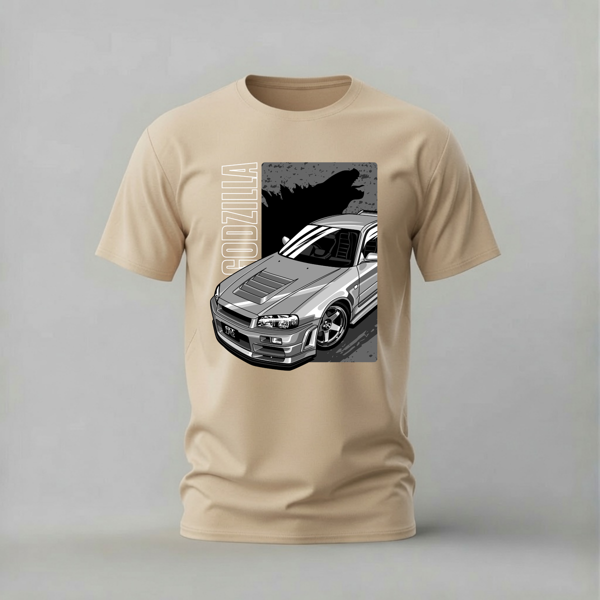 GODZILLA SHADOW GT-R Graphic T-Shirt