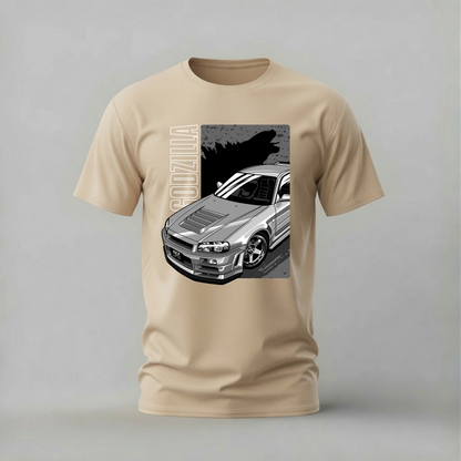 GODZILLA SHADOW GT-R Graphic T-Shirt