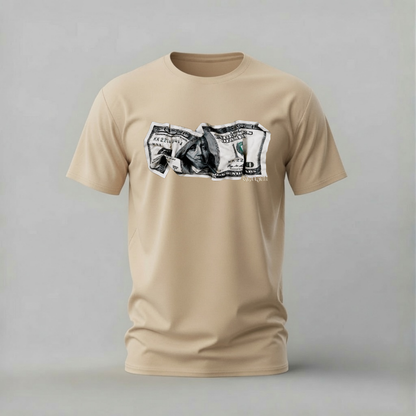 Crumpled Benjamin Represent T-Shirt