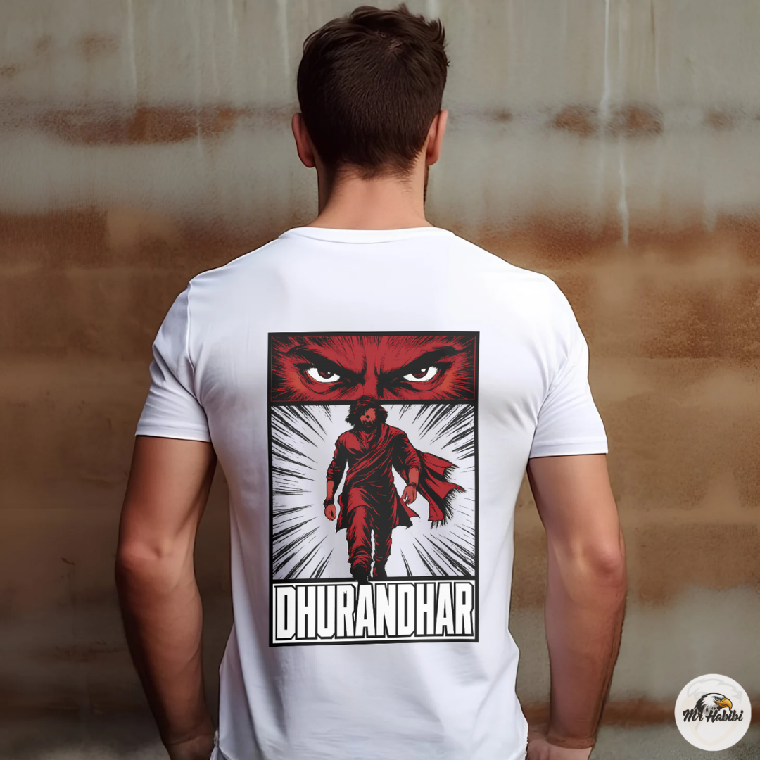 Dhurandhar Rage Manga Warrior T-Shirt