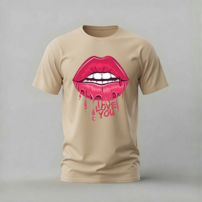 I LOVE YOU LIPS Graphic T-Shirt