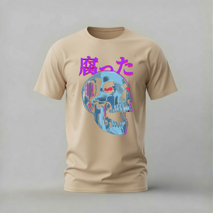 ROTTEN SKULL Graphic T-Shirt