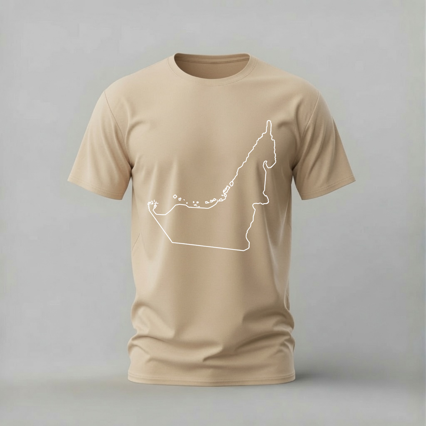 UAE Map Outline Graphic T-Shirt