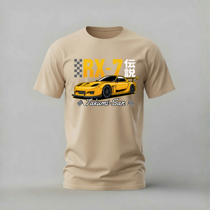 MAZDA RX-7 TAKUMI-SAN Graphic T-Shirt
