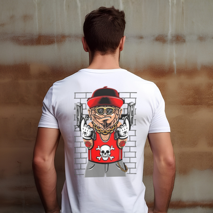 Street Gangsta Skull T-Shirt