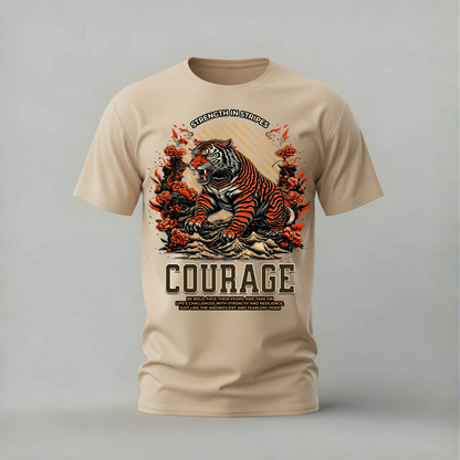 STRENGTH IN STRIPES TIGER Graphic T-Shirt