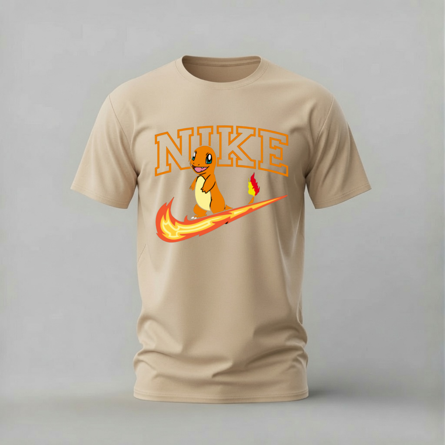 CHARMANDER Nike Parody Graphic T-Shirt