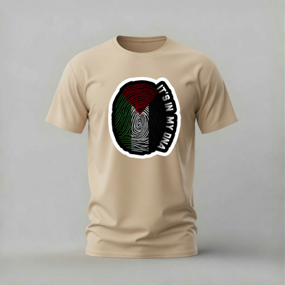 PALESTINE DNA Fingerprint Graphic T-Shirt