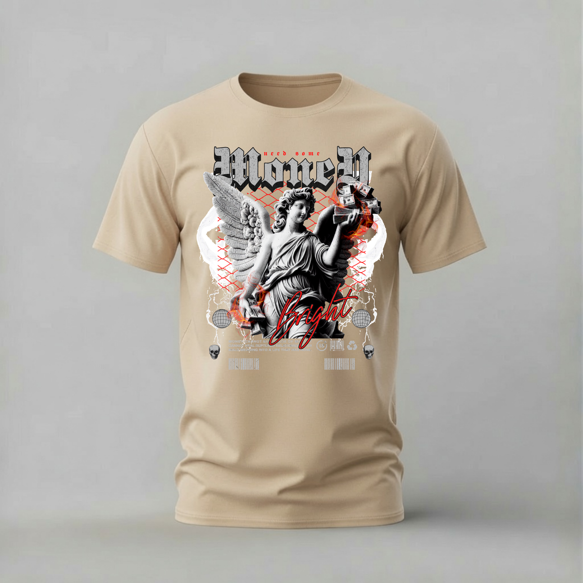 NEED SOME MONEY BRIGHT Graphic T-Shirt