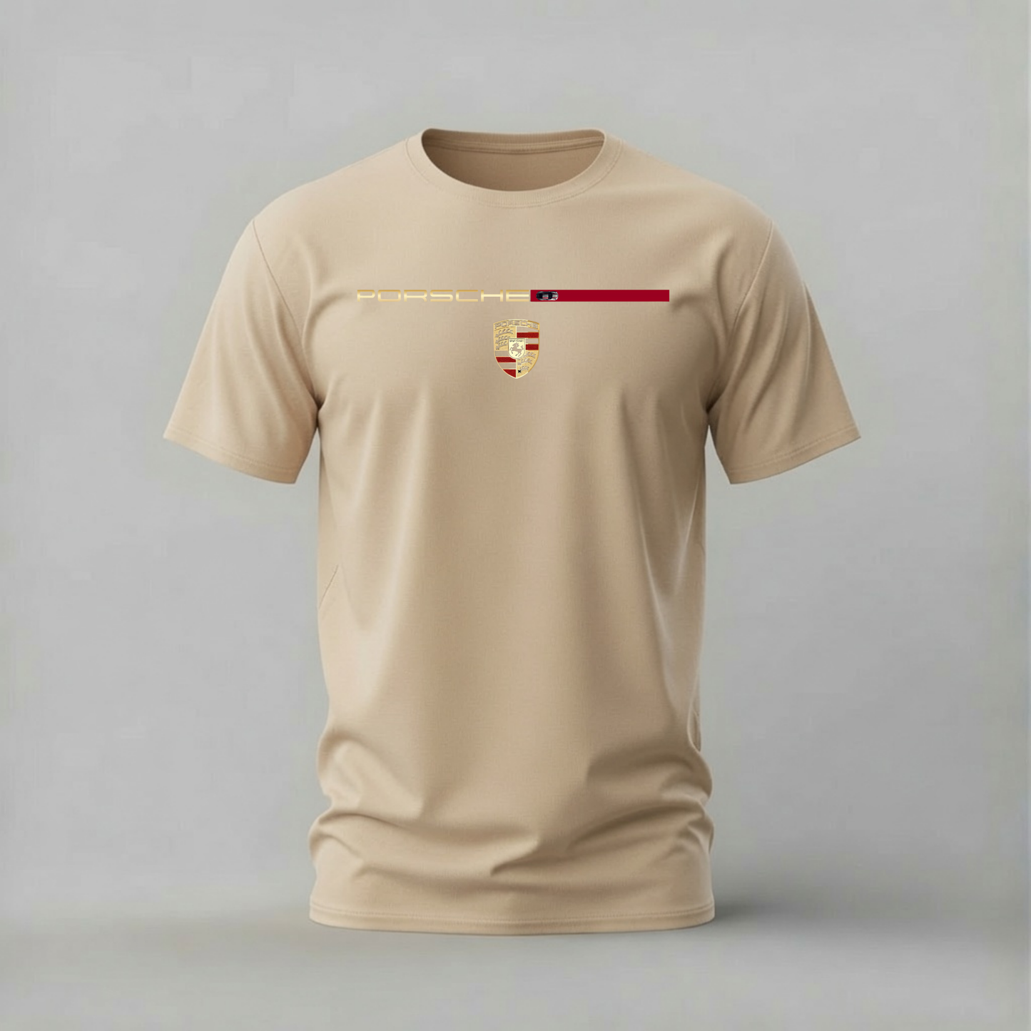 PORSCHE Crest & Logo Graphic T-Shirt