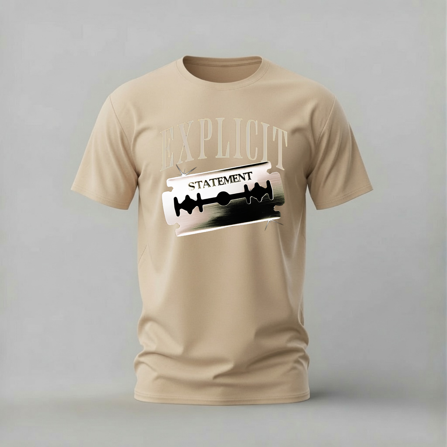 EXPLICIT STATEMENT Razor Graphic T-Shirt
