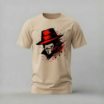 ANONYMOUS RED HAT Graphic T-Shirt