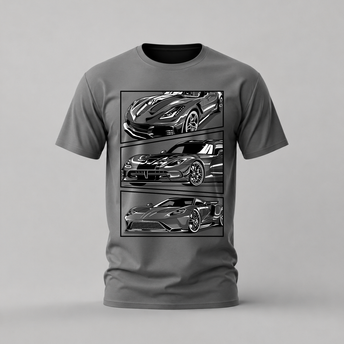 AMERICAN SUPERCARS Graphic T-Shirt