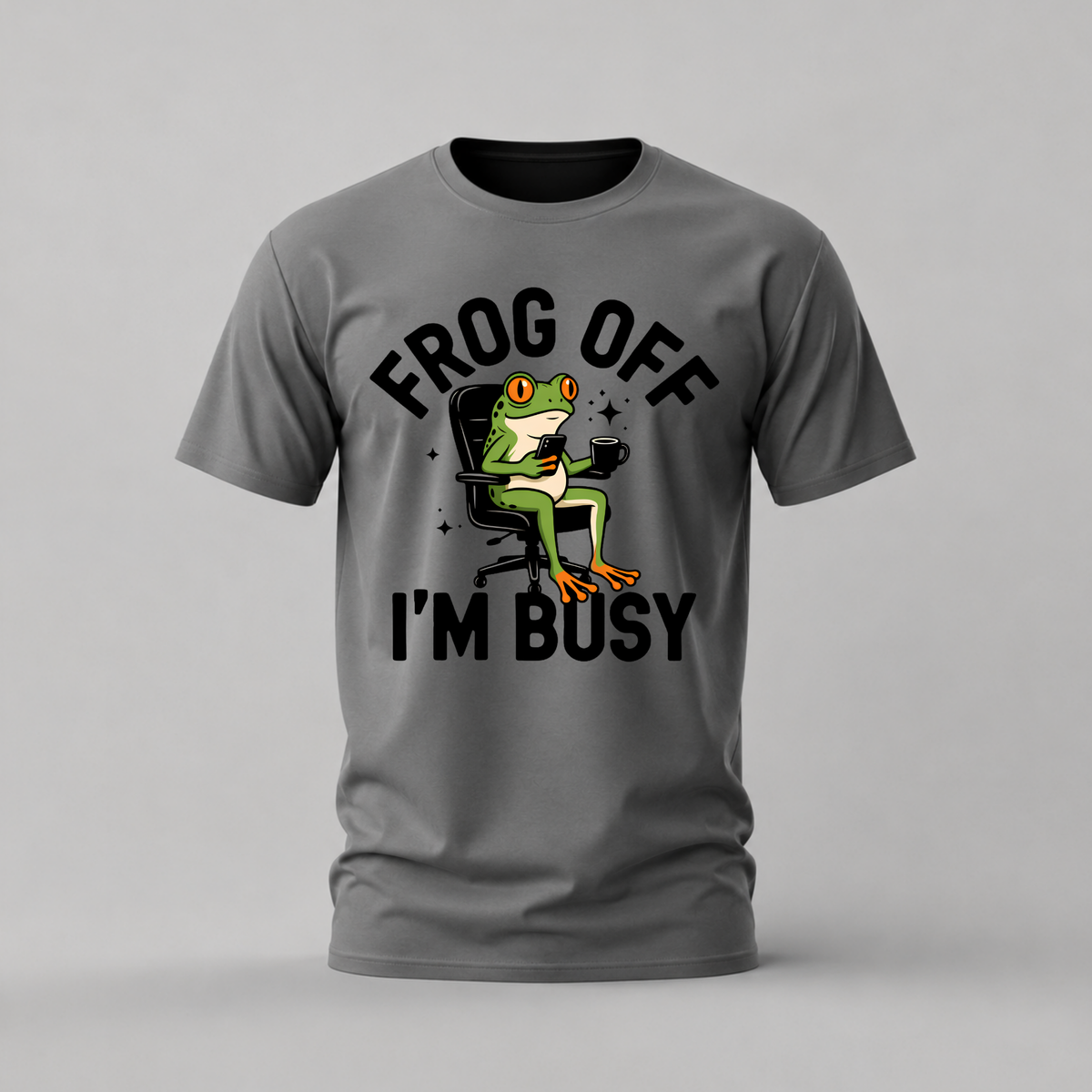 OFFICE FROG OFF Graphic T-Shirt