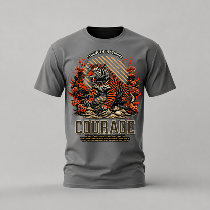 STRENGTH IN STRIPES TIGER Graphic T-Shirt