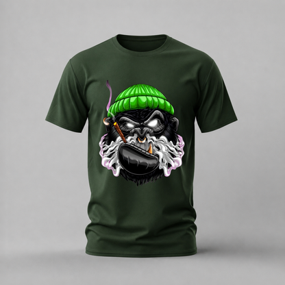 GORILLA Smoker Graphic T-Shirt