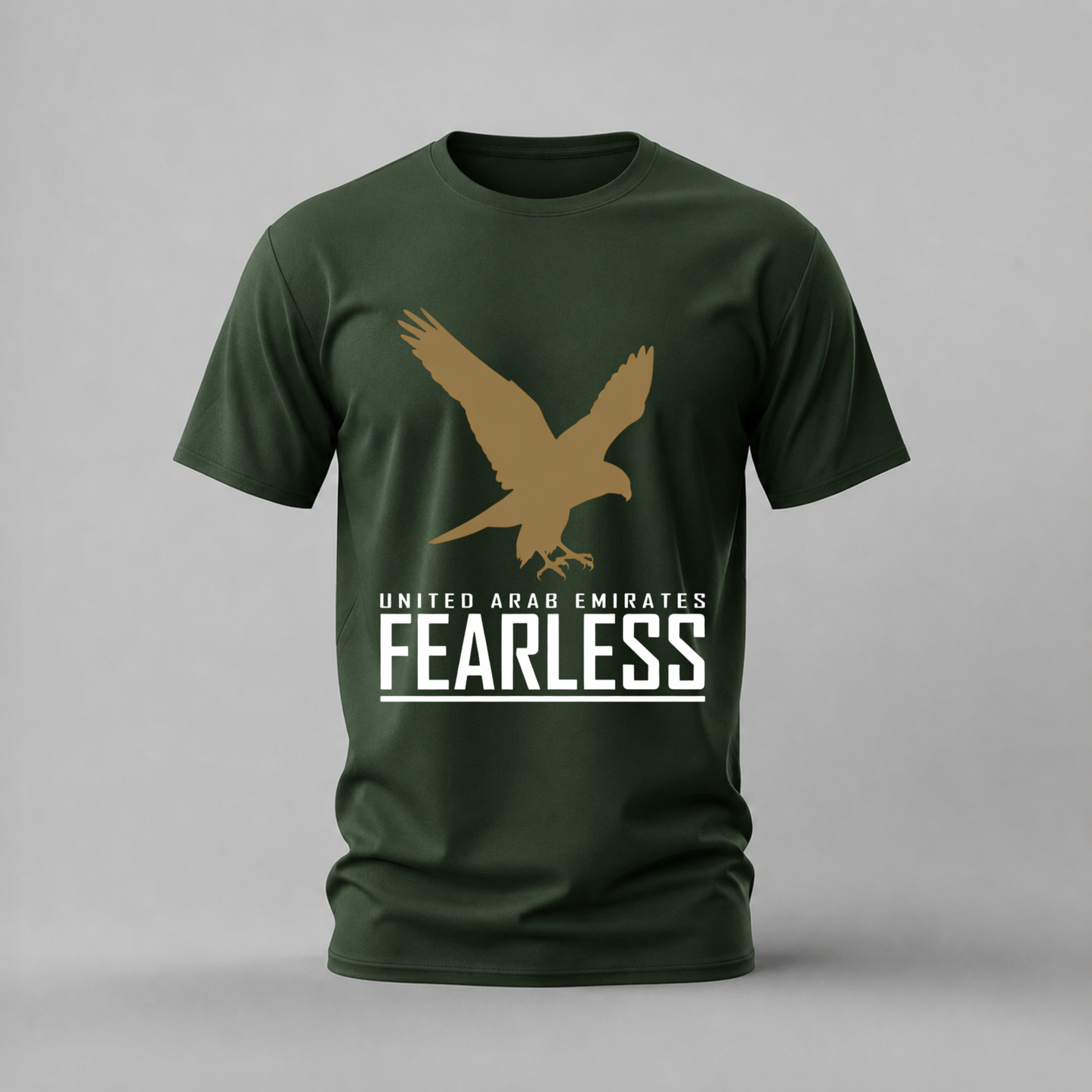 UAE FEARLESS Falcon Graphic T-Shirt