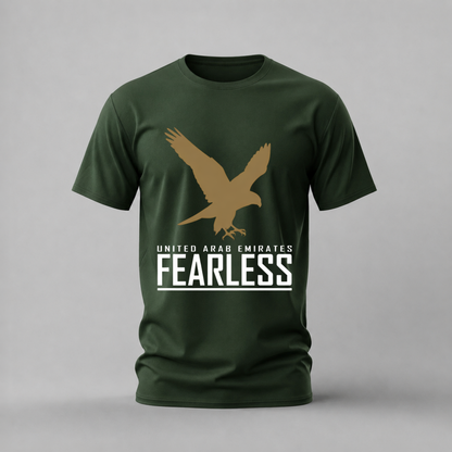 UAE FEARLESS Falcon Graphic T-Shirt