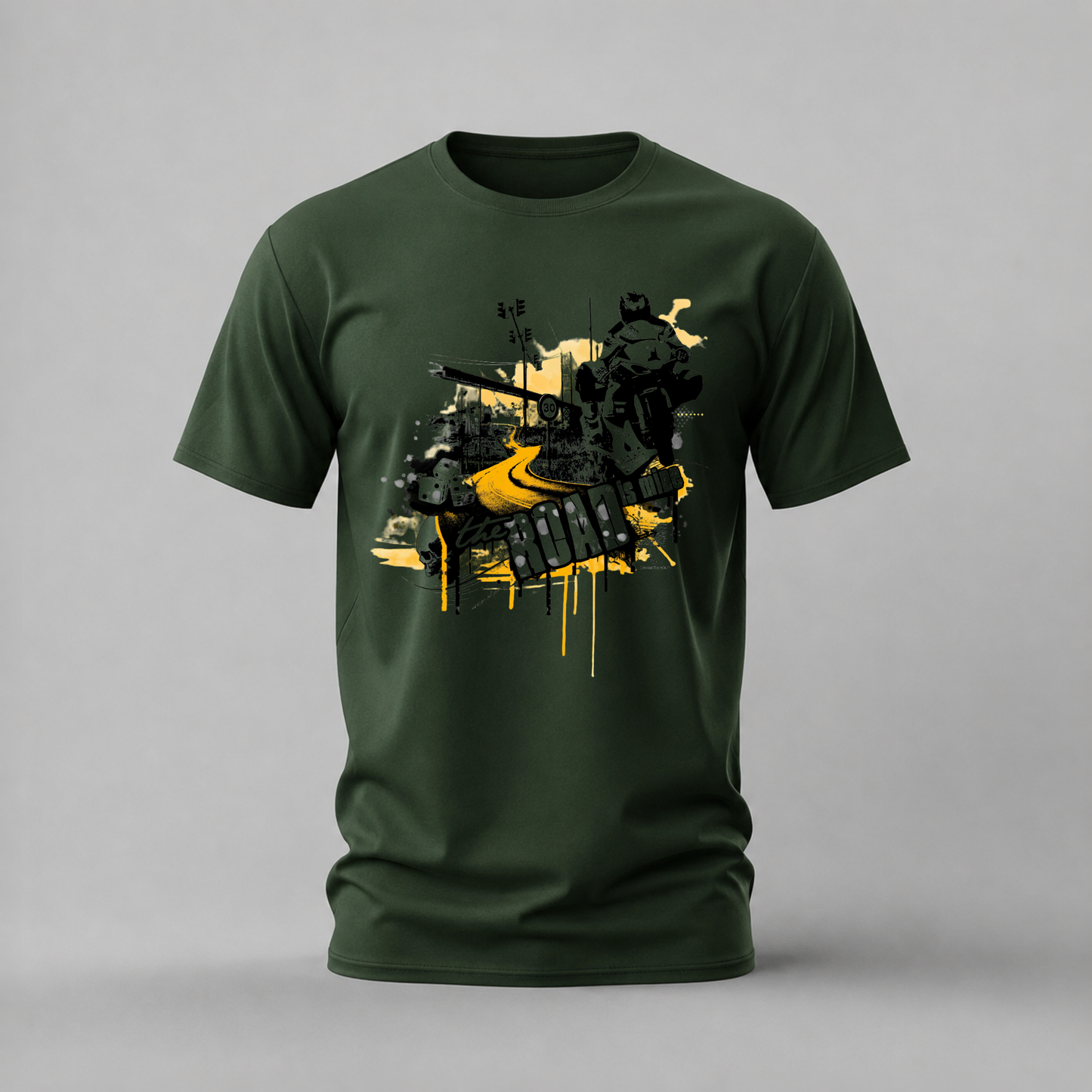 THE ROAD IS MINE Graphic T-Shirt