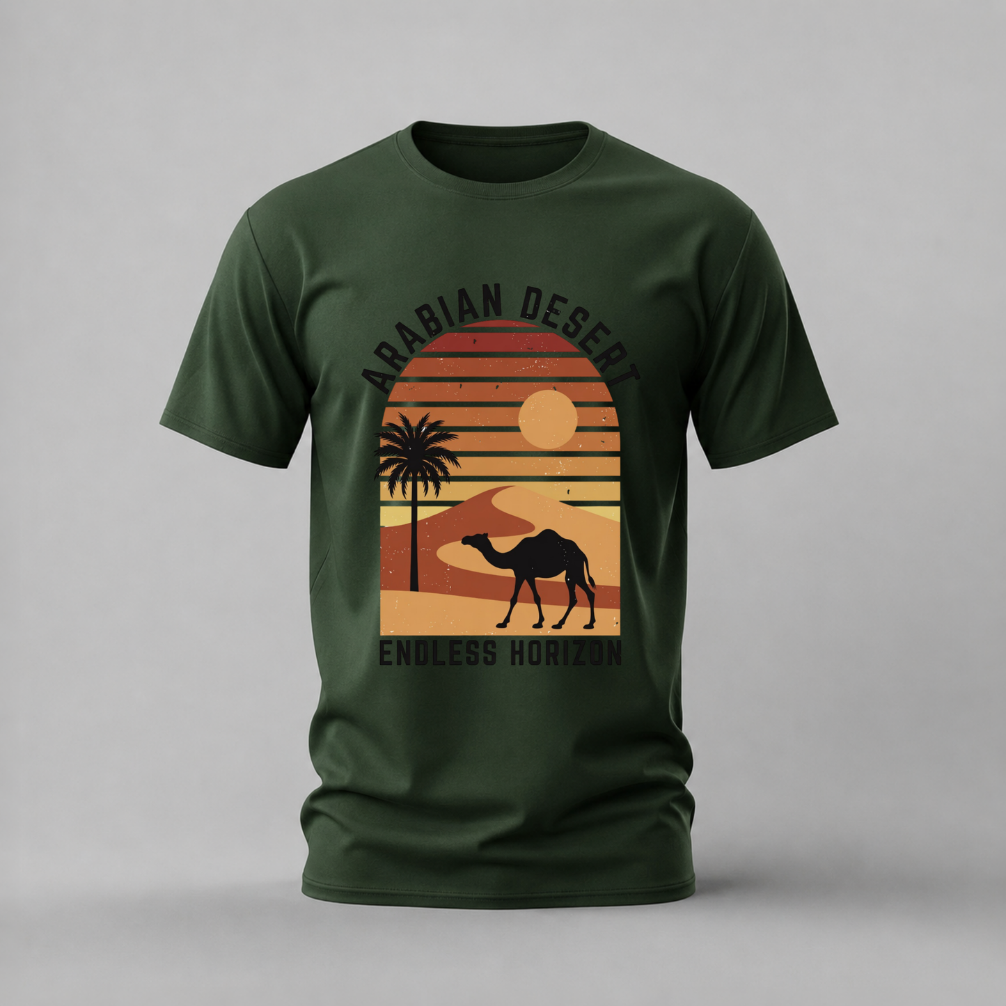 ARABIAN DESERT Camel Graphic T-Shirt
