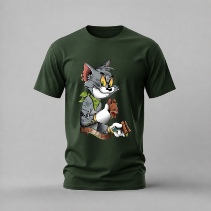 TOM & JERRY Cat Life Graphic T-Shirt