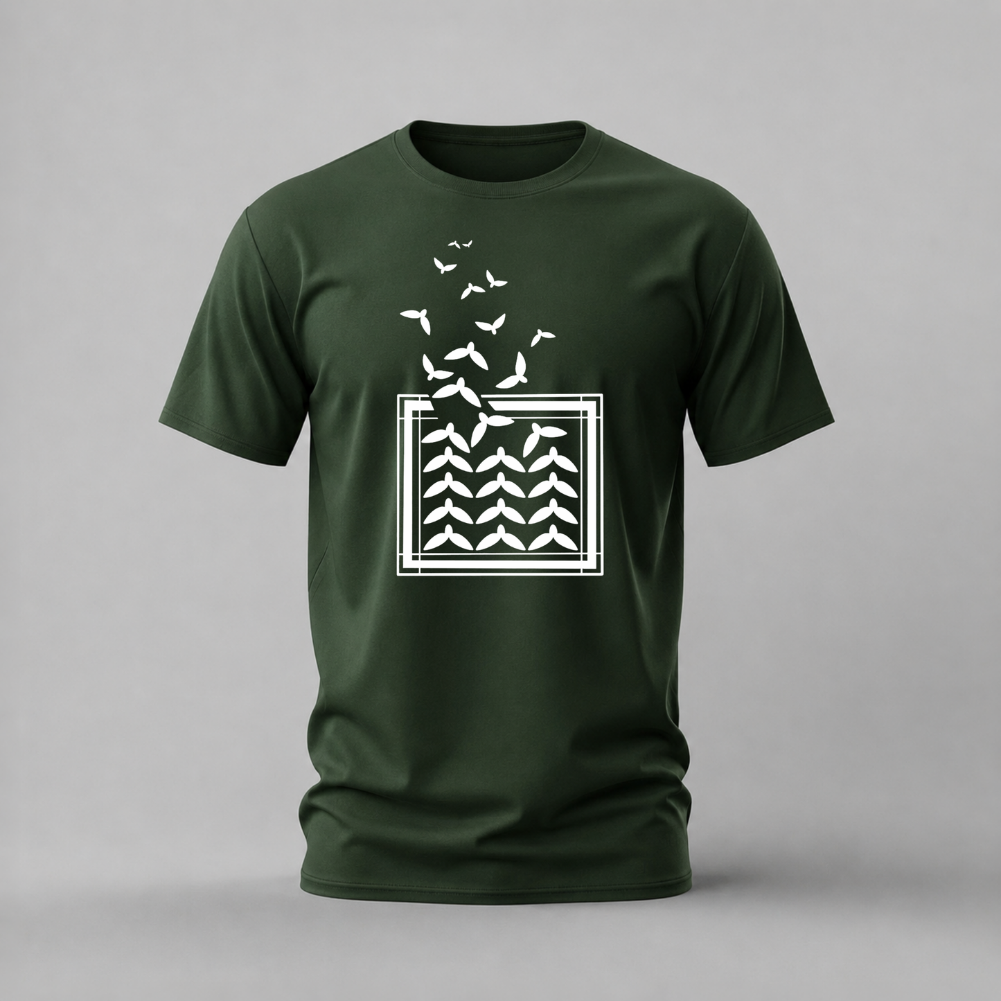 WHALE TAILS FRAME Graphic T-Shirt