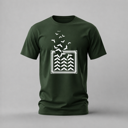 WHALE TAILS FRAME Graphic T-Shirt