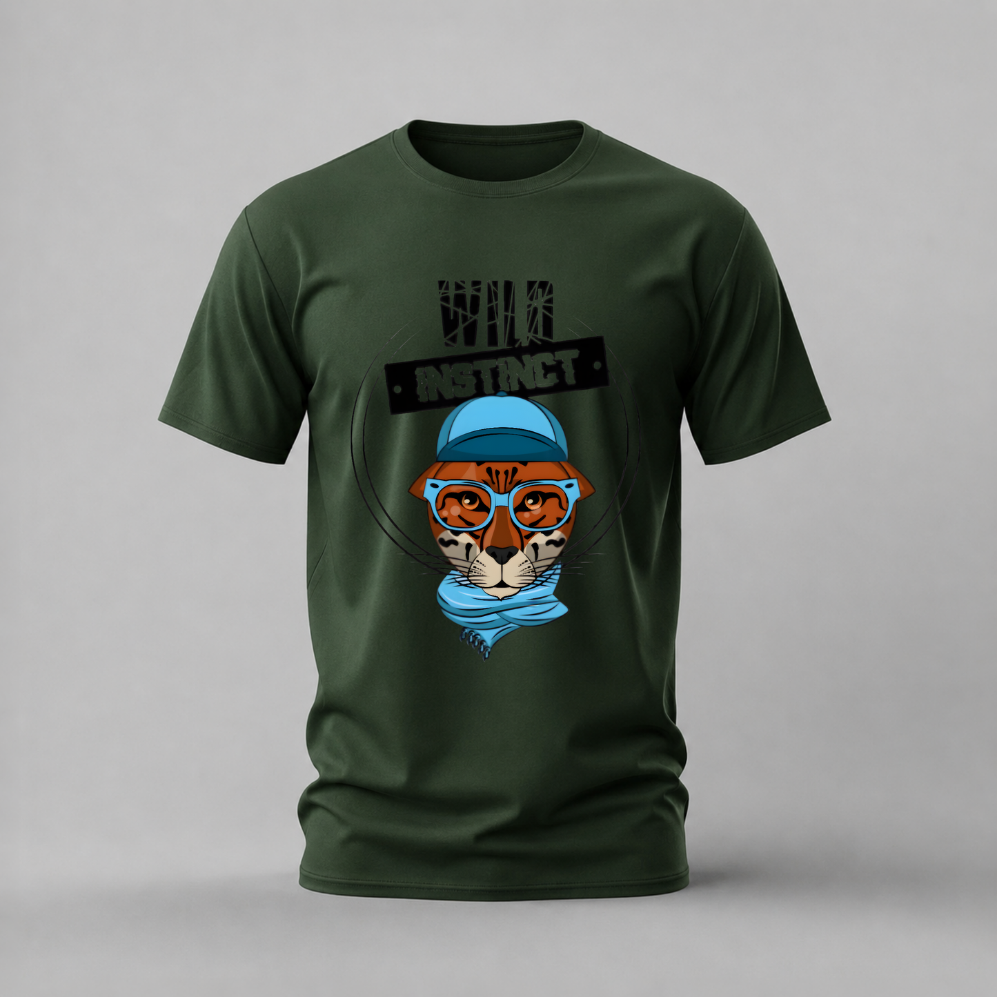 WILD INSTINCT Tiger Graphic T-Shirt