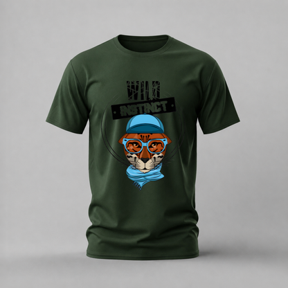 WILD INSTINCT Tiger Graphic T-Shirt