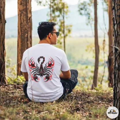 Inferno Scorpion Tribal Flame T-Shirt