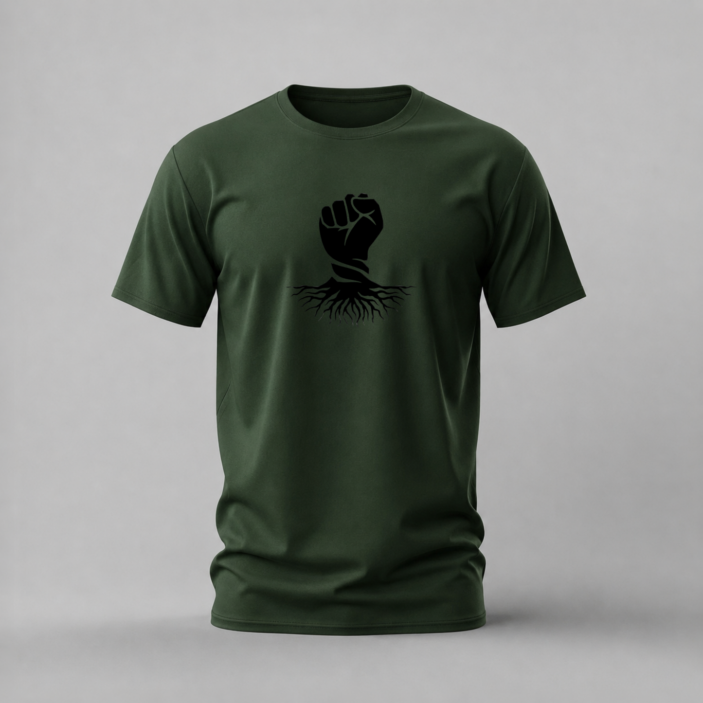 RAISED FIST Roots Graphic T-Shirt