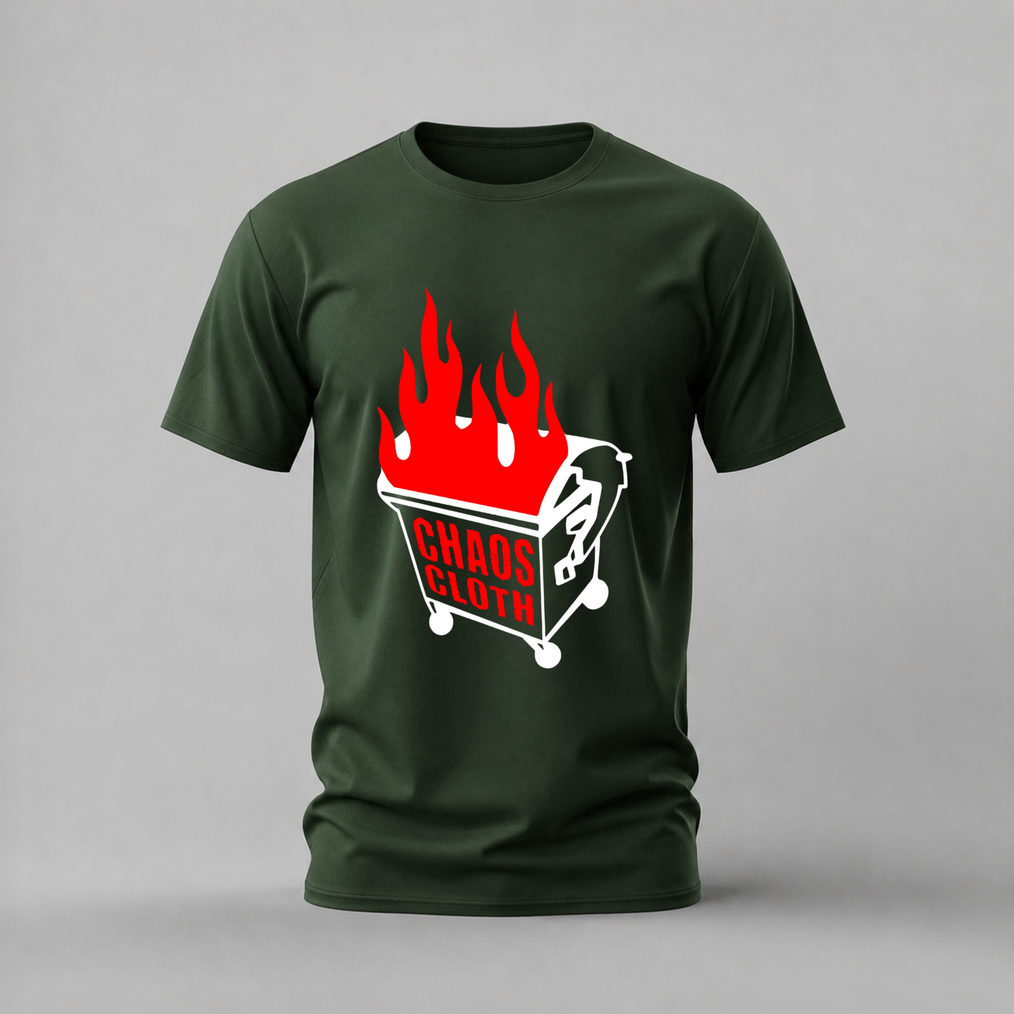 CHAOS CLOTH Dumpster Graphic T-Shirt