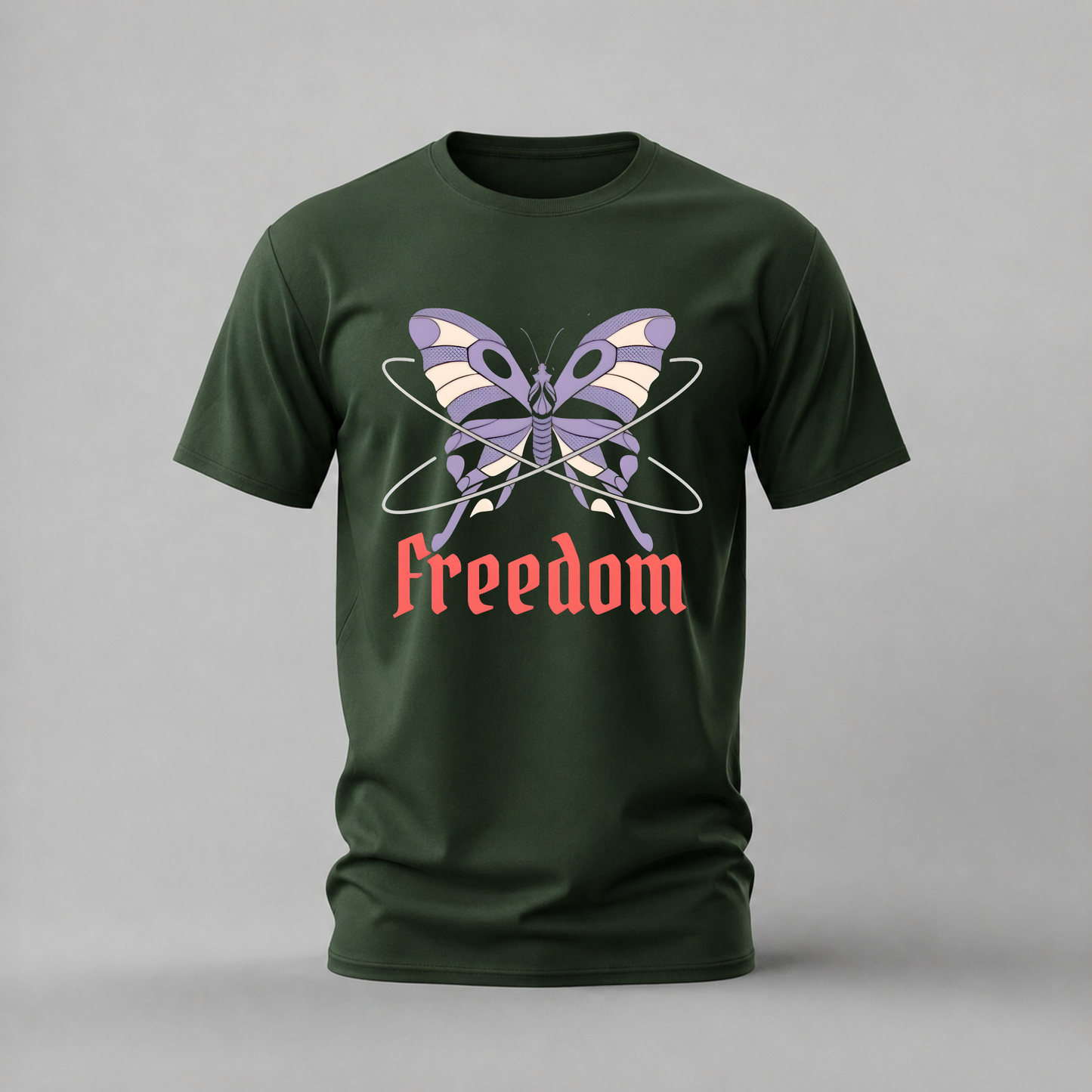 FREEDOM Butterfly Graphic T-Shirt
