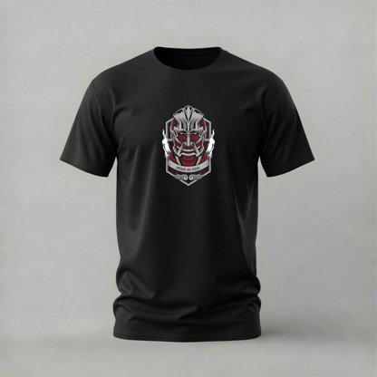 ATTACK ON TITAN Armored Face Graphic T-Shirt