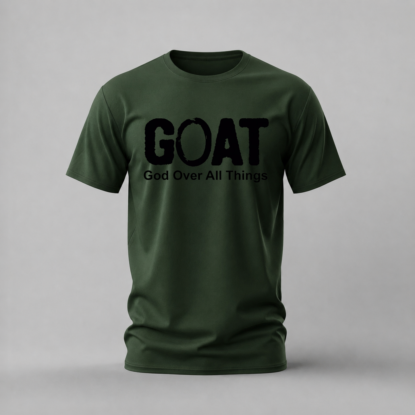 GOAT God Over All Things Graphic T-Shirt