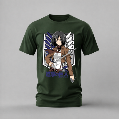 MIKASA ACKERMAN Attack on Titan Graphic T-Shirt