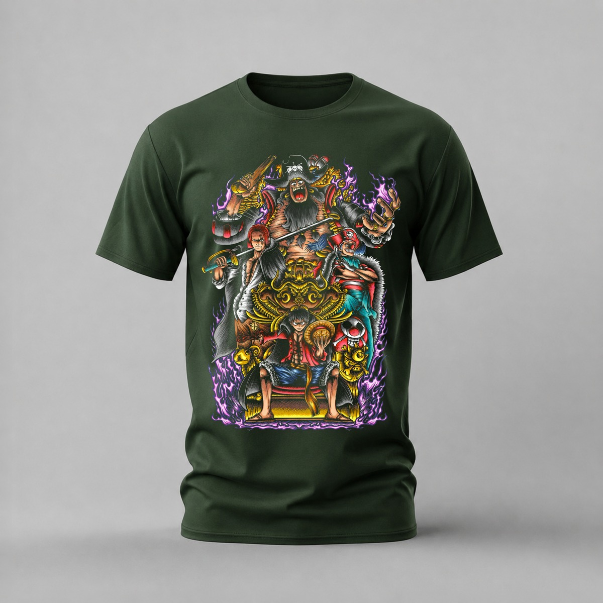 LUFFY THRONE LEGENDS Graphic T-Shirt