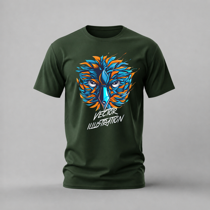 VECTOR ILLUSTRATION Bird Graphic T-Shirt