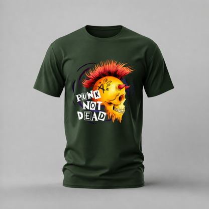 PUNK NOT DEAD Skull Graphic T-Shirt