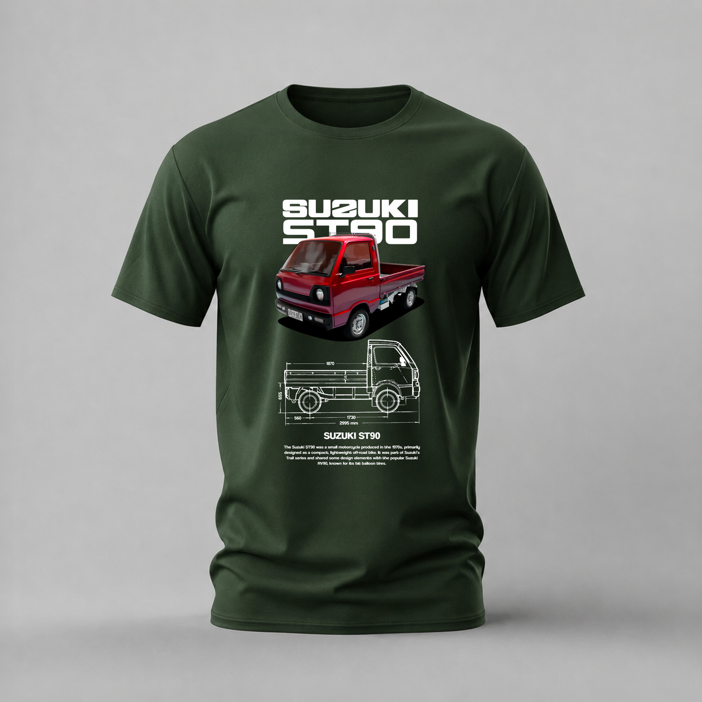 SUZUKI ST90 Mini Truck Graphic T-Shirt