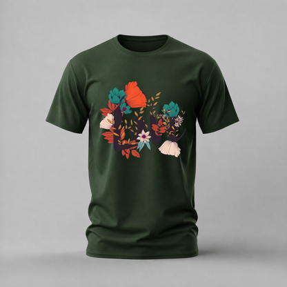 LOVE Floral Graphic T-Shirt