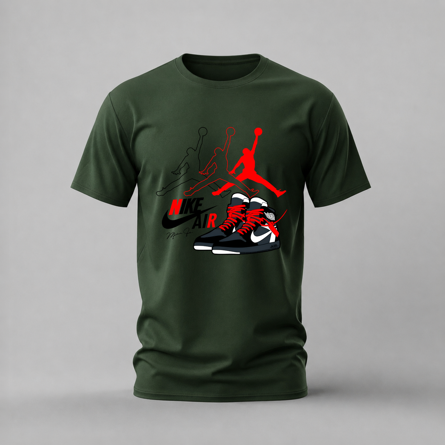 NIKE AIR JORDAN Sneaker Graphic T-Shirt